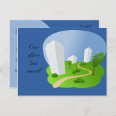 Onze Kantoor heeft Kaarten verplaatst (Voorkant / Achterkant)