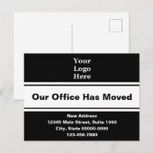 Onze Kantoor heeft uw Logo verplaatst Briefkaart (Voorkant / Achterkant)