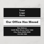 Onze Kantoor heeft uw Logo verplaatst Briefkaart (Voorkant)
