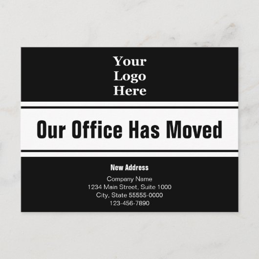 Onze Kantoor heeft zwart-witbewerkingen uitgevoerd Briefkaart (Voorkant)