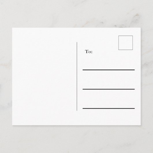 Onze Kantoor heeft zwarte en witte Sjabloon verpla Briefkaart (Achterkant)