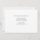 Onze Kantoor Is Verhuisd Eenvoudige Blauwe Zakelij Aankondiging (Achterkant)