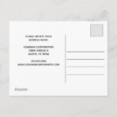 Onze Kantoor Verhuisde BedrijfsVerandering van de  Aankondigingskaart (Achterkant)