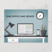 Onze Kantoor Verhuisde BedrijfsVerandering van de  Aankondigingskaart (Voorkant)