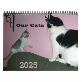 Onze katten gepersonaliseerde kalender