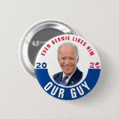 Onze kerel: Joe Biden Ronde Button 5,7 Cm (Voorkant /achterkant)