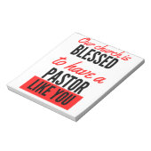 Onze kerk is verbijsterd om een dominee als jij te notitieblok (Linkerzijde)