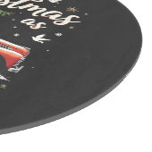 Onze Kerst als Mr en Mrs 2024 Matching Couples Snijplank (Hoek)