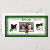 Onze Kerst Foto Kaart (Voorkant / Achterkant)