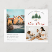 Onze kerstboom heeft een nieuwe homefoon die zich  aankondigingskaart (Voorkant)