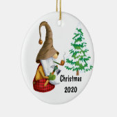 Onze kerstboom sluiten keramisch ornament (Rechts)