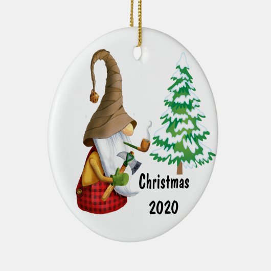 Onze kerstboom sluiten keramisch ornament (Rechts)