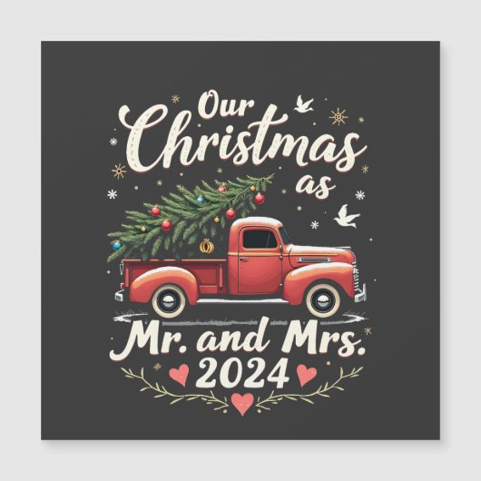 Onze Kerstmis als Mijnheer en Mevrouw 2024 Overeen (Voorkant)