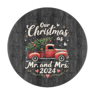Onze Kerstmis als Mijnheer en Mevrouw 2024 Overeen Snijplank