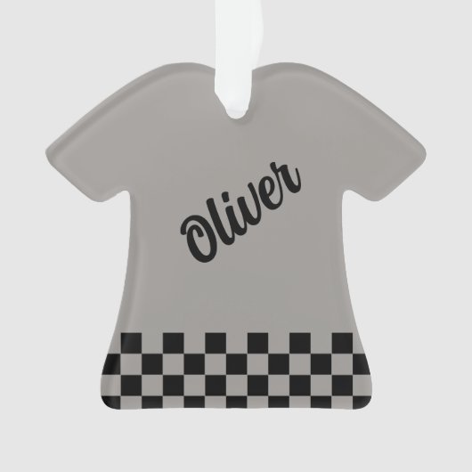 Onze kerstster ornament (voorkant)