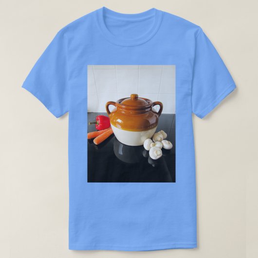 Onze keuken-krokpot t-shirt (Design voorkant)