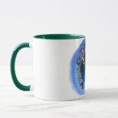 "Onze keuzes" Recyclen, hergebruikt, reduceert de  Mok (Links)