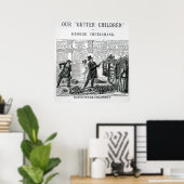 Onze kinderen van Gutter, 1869 Poster (Thuiskantoor)
