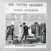 Onze kinderen van Gutter, 1869 Poster (Voorkant)