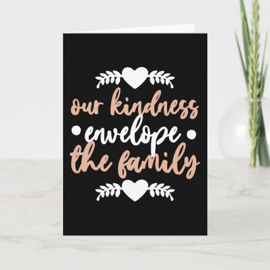 Onze Kindness Envelope de Familie Kaart (Voorkant)