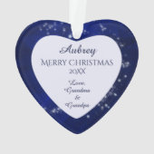 Onze kleindochter Star Ornament (achterkant)