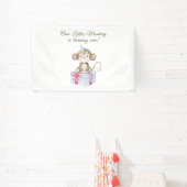 Onze Kleine Aap Eerste Verjaardag Spandoek (Insitu)