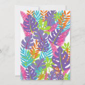 Onze kleine aap kinderen verjaardagsfeestje kaart (Achterkant)