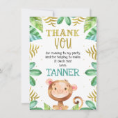 Onze kleine aap van afgelopen dag Dank je wel Kaart (Voorkant)