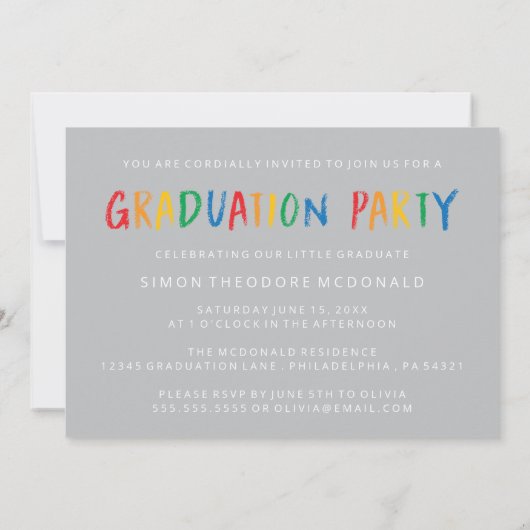 ONZE KLEINE AFSTUDEREN FOTO COLLAGE AFSTUDEERDER U KAART (Achterkant)