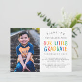 ONZE KLEINE AFSTUDERENDE | GELUKWENS MET DE AFSCHE BEDANKKAART (Staand voorkant)