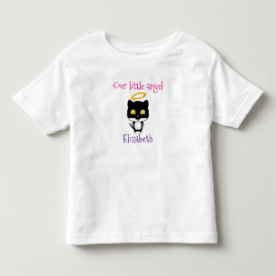 Onze kleine Angel Black Cat op maat Kinder Shirts