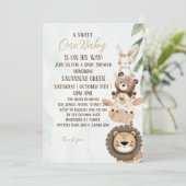 Onze Kleine Baby Uitnodiging (Staand voorkant)