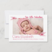 Onze kleine Baby van de Valentijn Kaart (Voorkant)
