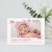 Onze kleine Baby van de Valentijn Kaart (Staand voorkant)
