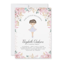 Onze kleine Ballerina Birthday-kaart