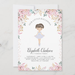 Onze kleine Ballerina Birthday-kaart Kaart