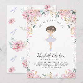 Onze kleine Ballerina Birthday-kaart Kaart