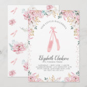 Onze kleine Ballerina Birthday-kaart Kaart (Voorkant / Achterkant)