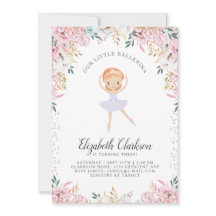 Onze kleine Ballerina Birthday-kaart