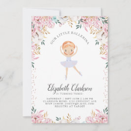 Onze kleine Ballerina Birthday-kaart Kaart