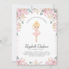 Onze kleine Ballerina Birthday-kaart Kaart