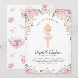 Onze kleine Ballerina Birthday-kaart Kaart