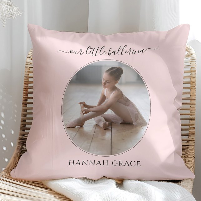 Onze Kleine Ballerina Licht Roze  Kussen (Creator heeft geüpload)