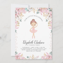 Onze Kleine Ballerina Verjaardagskaart Kaart