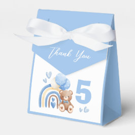Onze kleine Beer Schattigee regenboogballon Verjaa Bedankdoosjes