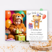 Onze Kleine Beer Wordt Eén Kinderverjaardag