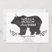 Onze kleine Beren welp Woodland Forest Boy Verjaar Kaart (Voorkant)