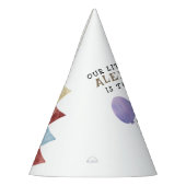 Onze kleine bever 1e verjaardag feest feesthoedjes (Links)