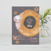 "ONZE KLEINE BIGGETJE"  |  “Love & Bagels” Kaart (Staand voorkant)