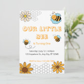 Onze kleine bijenbroedpartij kaart (Staand voorkant)